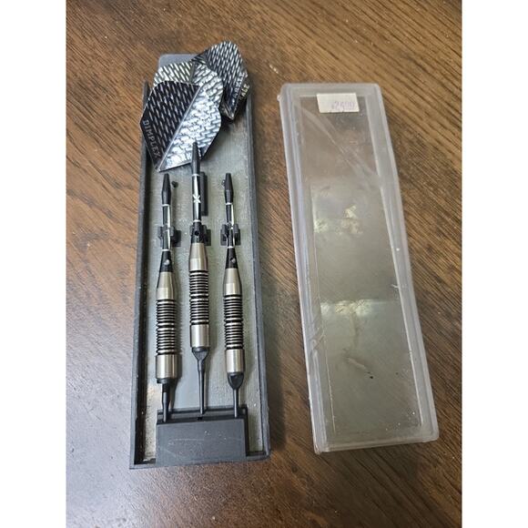 XTREME Predator 18g 80% Tungsten Soft Tip Darts Ringed Grip + Extras + Tracked 3 - Picture 1 of 16